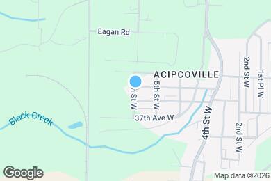 Map image of the property - 537 37th Ter W