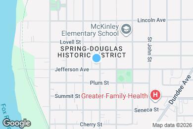 Map image of the property - 606 N Spring St