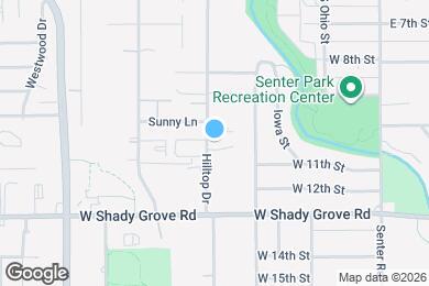 Map image of the property - 1012 Hilltop Dr