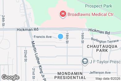 Map image of the property - 1816 Francis Ave