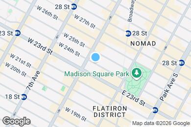 Map image of the property - 77 W 24th St