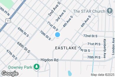 Map image of the property - 7013 4th Ave S