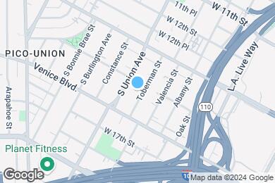 Map image of the property - Toberman Apts.