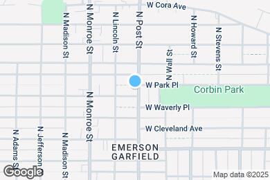 Map image of the property - 804 W Fairview Ave