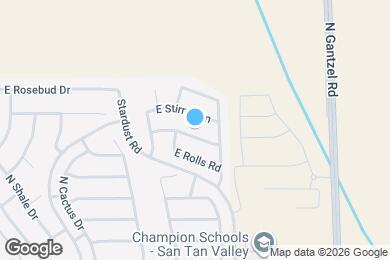 Map image of the property - 1448 E Saguaro Trail