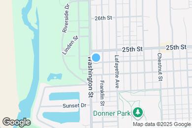 Map image of the property - 2424 Lafayette Ave