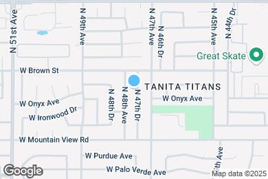 Map image of the property - 10030 N 47th Dr