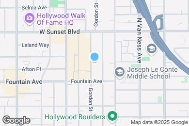 Map image of the property - Atwood Hollywood Boutique Apartments