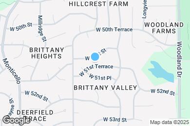 Map image of the property - 21310 W 51st Terrace