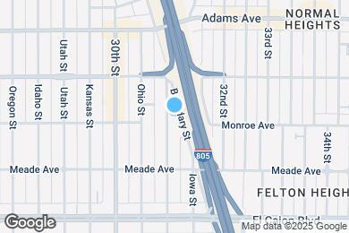 Map image of the property - 4505 Illinois Street - North Park's Newest...