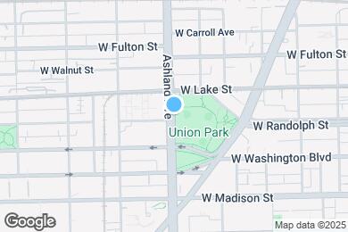 Map image of the property - 169 N Ashland Ave