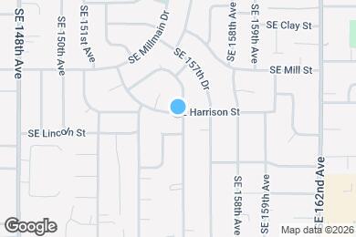 Map image of the property - 15540 SE Harrison St