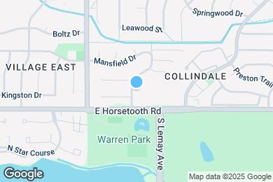 Map image of the property - 3500 Rolling Green Dr