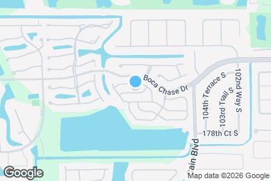 Map image of the property - 10749 Cypress Lake Ter