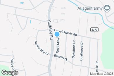 Map image of the property - 1066 Quailmeadow Dr