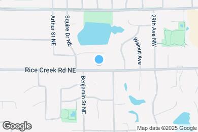 Map image of the property - 1621 Rice Creek Rd NE