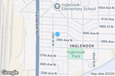 Map image of the property - 3912 39th Ave N