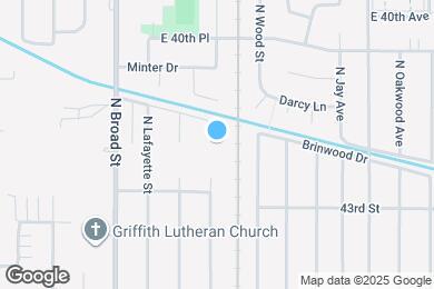 Map image of the property - 1155 N Indiana St