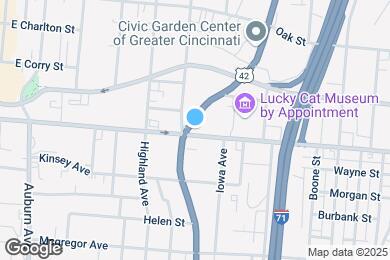 Map image of the property - 404 E McMillan St