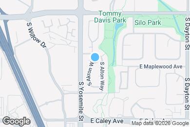 Map image of the property - 6084 S Akron Way