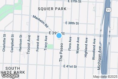 Map image of the property - 3916 The Paseo