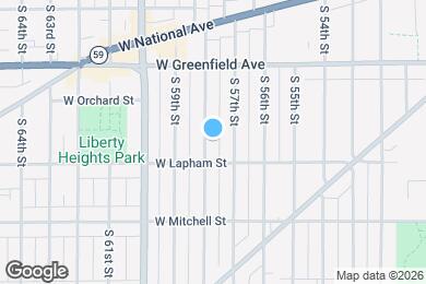 Map image of the property - 1552 S 58th St