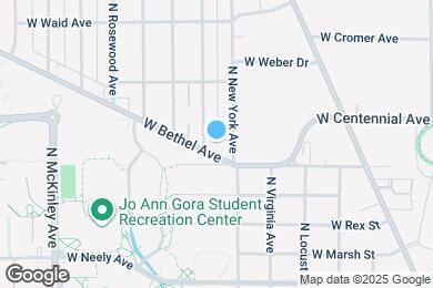 Map image of the property - 1312 W Bethel Ave