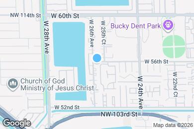 Map image of the property - 2582 W 56th St