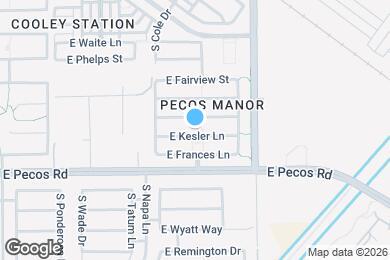 Map image of the property - 3880 E Kesler Ln