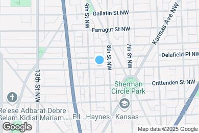 Map image of the property - 821 Decatur St NW