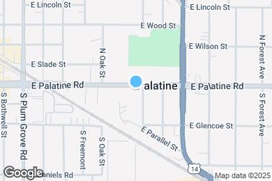 Map image of the property - 241 E Palatine Rd