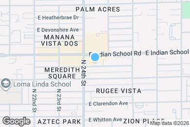 Map image of the property - 2418 E Amelia Ave