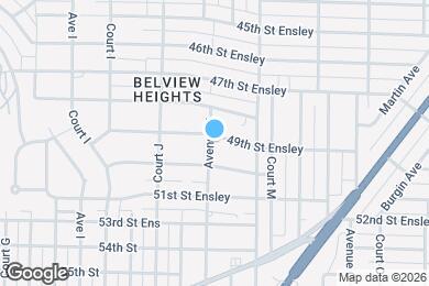 Map image of the property - 1101 49th St Ensley