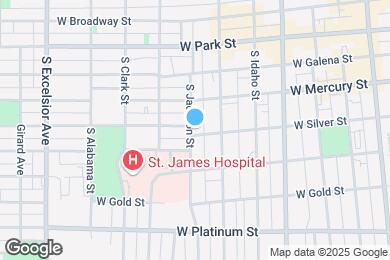 Map image of the property - 425 W Silver St