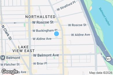 Map image of the property - 632 W Aldine Ave