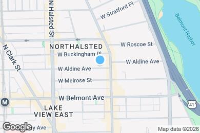 Map image of the property - 632 W Aldine