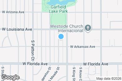 Map image of the property - 1370 S Meade St