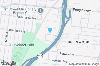 Map image of the property - 883 Carter St