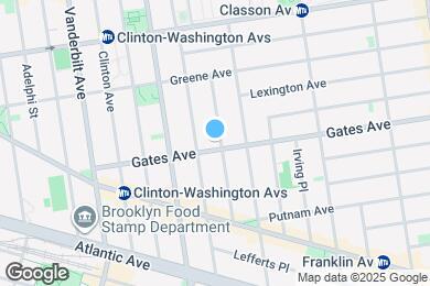 Map image of the property - 125 Gates Ave