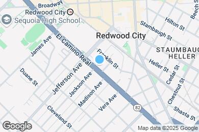 Map image of the property - 1355 El Camino Real