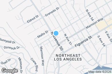 Map image of the property - 227 N Avenue 50
