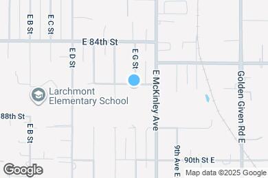 Map image of the property - 624 E 86th St