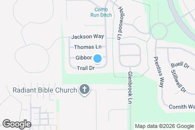 Map image of the property - 9772 Trail Dr