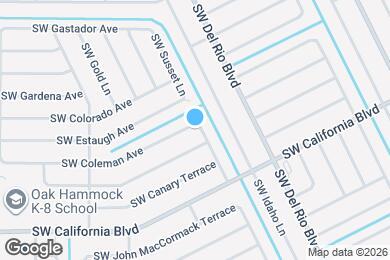 Map image of the property - 1002 SW Coleman Ave