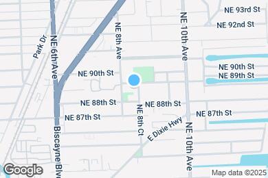 Map image of the property - 8850 NE 8th Ct