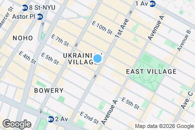 Map image of the property - 109 First Avenue