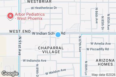 Map image of the property - 4037 N 88th Ln