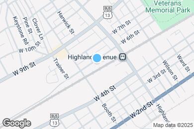 Map image of the property - 2921 W 6th St