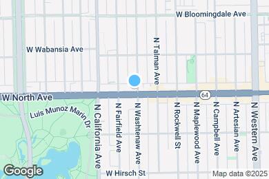 Map image of the property - 2700 W North Ave