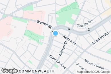 Map image of the property - 1450 Commonwealth Avenue